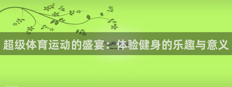 乐球看球直播：超级体育运动的盛宴：体验健身的乐趣与意义
